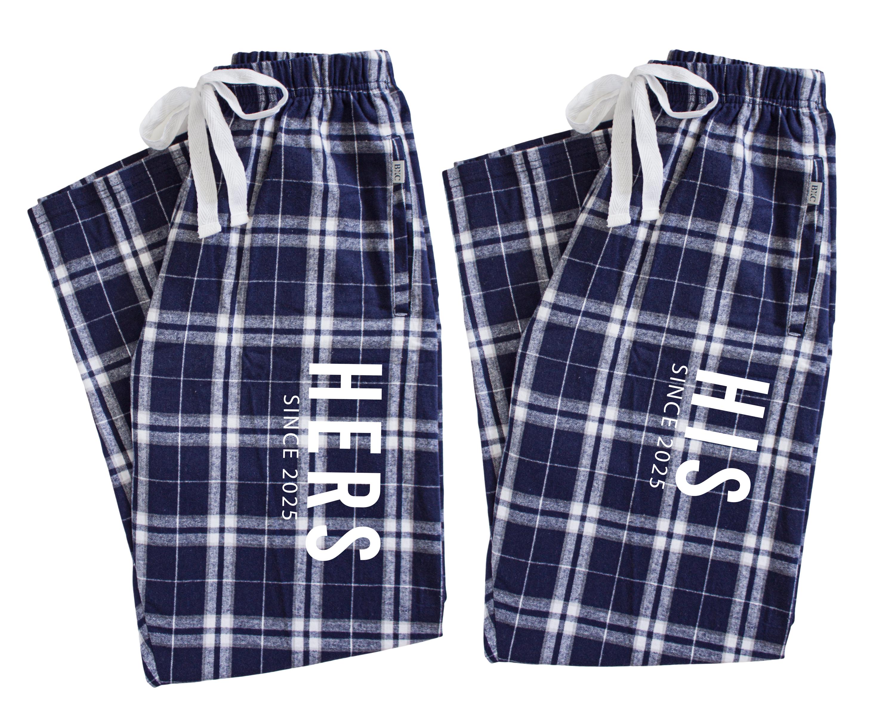 Couples Flannel Pajamas
