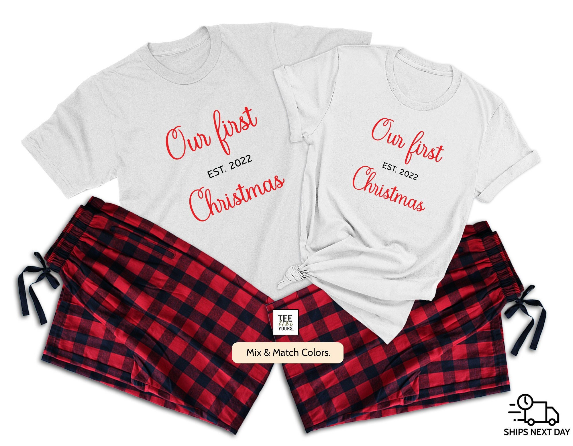 Adorable Family Christmas Pajamas You can Mix or Match - Merrick's Art