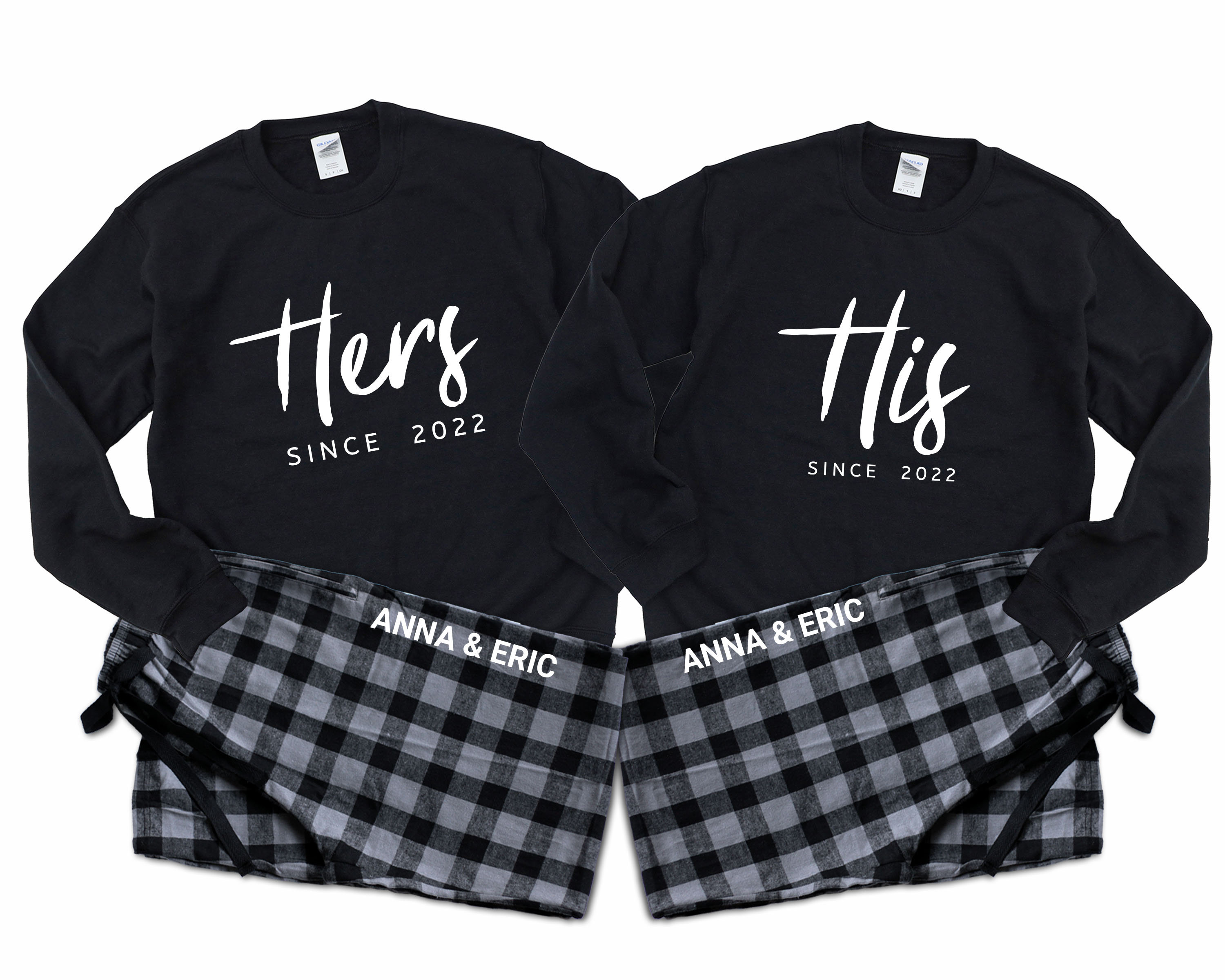 Pour lui et elle pyjama assorti pour couple cadeau d anniversaire personnalise cadeau pour mari cadeau de Saint Valentin mari et femme cadeau petit ami GB22 Etsy Canada