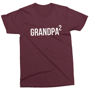 Papa Again. Baby Announcement to Grandpa. Soon to be Grandpa again. Custom Shirt for Second time Grandpa. Pregnancy announcement to Grandpa image 6