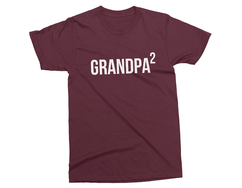 Papa Again. Baby Announcement to Grandpa. Soon to be Grandpa again. Custom Shirt for Second time Grandpa. Pregnancy announcement to Grandpa image 6