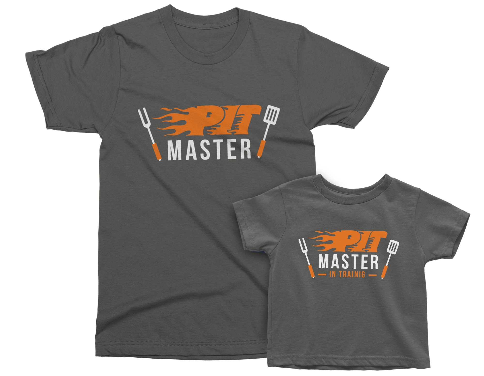Pit Master and Pit Master in Training Matching Family Shirts Etsy