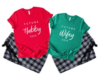 Future Hubby & Wifey Couple Christmas Pajamas: Engagement Gift