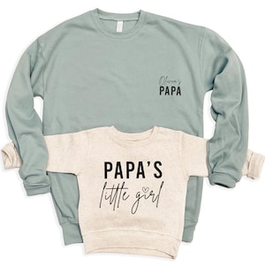 Custom sweatshirts  for Grandpa and Granddaughter / Grandson. Sweatshirt with grandkids names. Grandpa gift from grandkids. Father&#39;s day /2