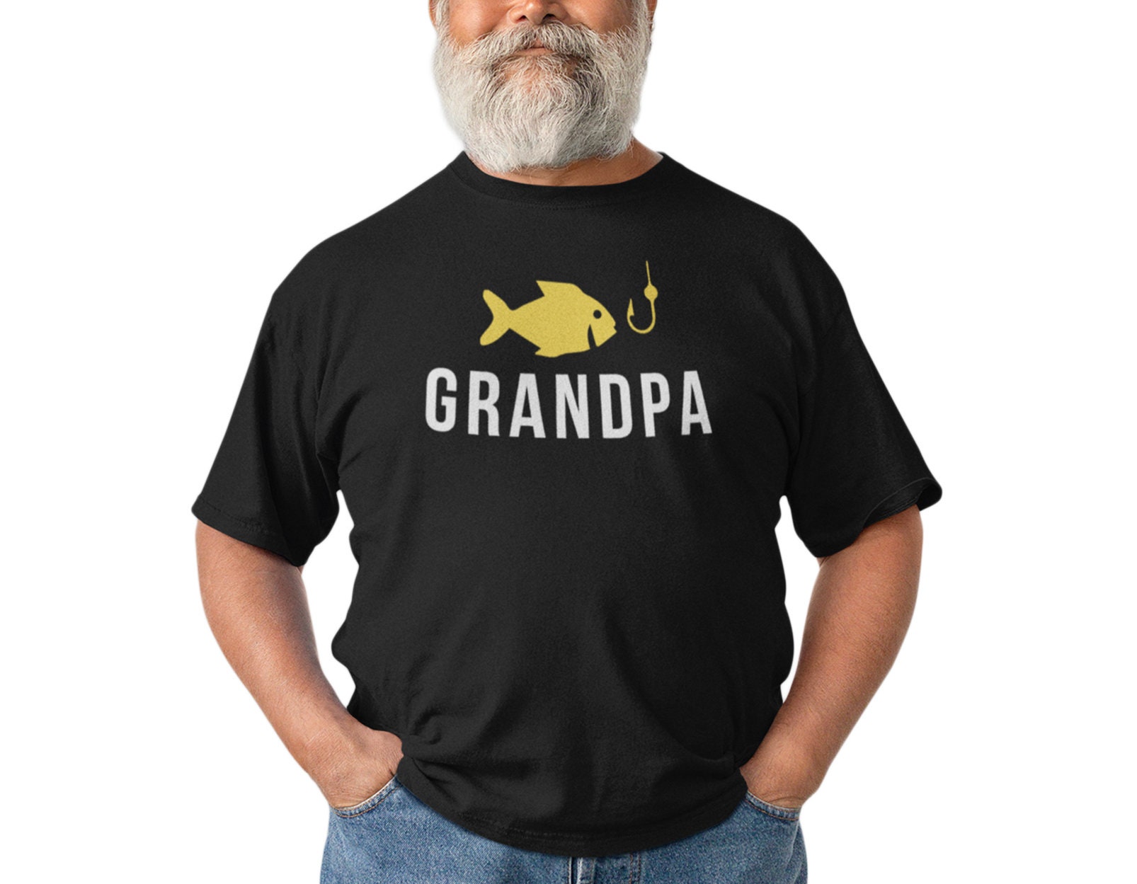 Grandpa & Grandpas Fishing Partner Matching T-shirt Set for