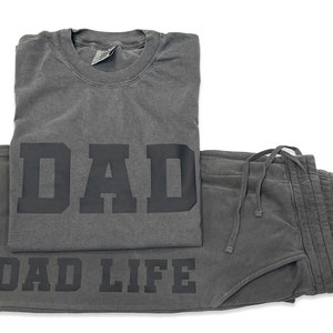 Dad Life Set -  T-shirt and sweatpants. Coming home outfit for dad. Hospital outfit for dad. New Dad joggers. New dad shirt. 1st time dad.
