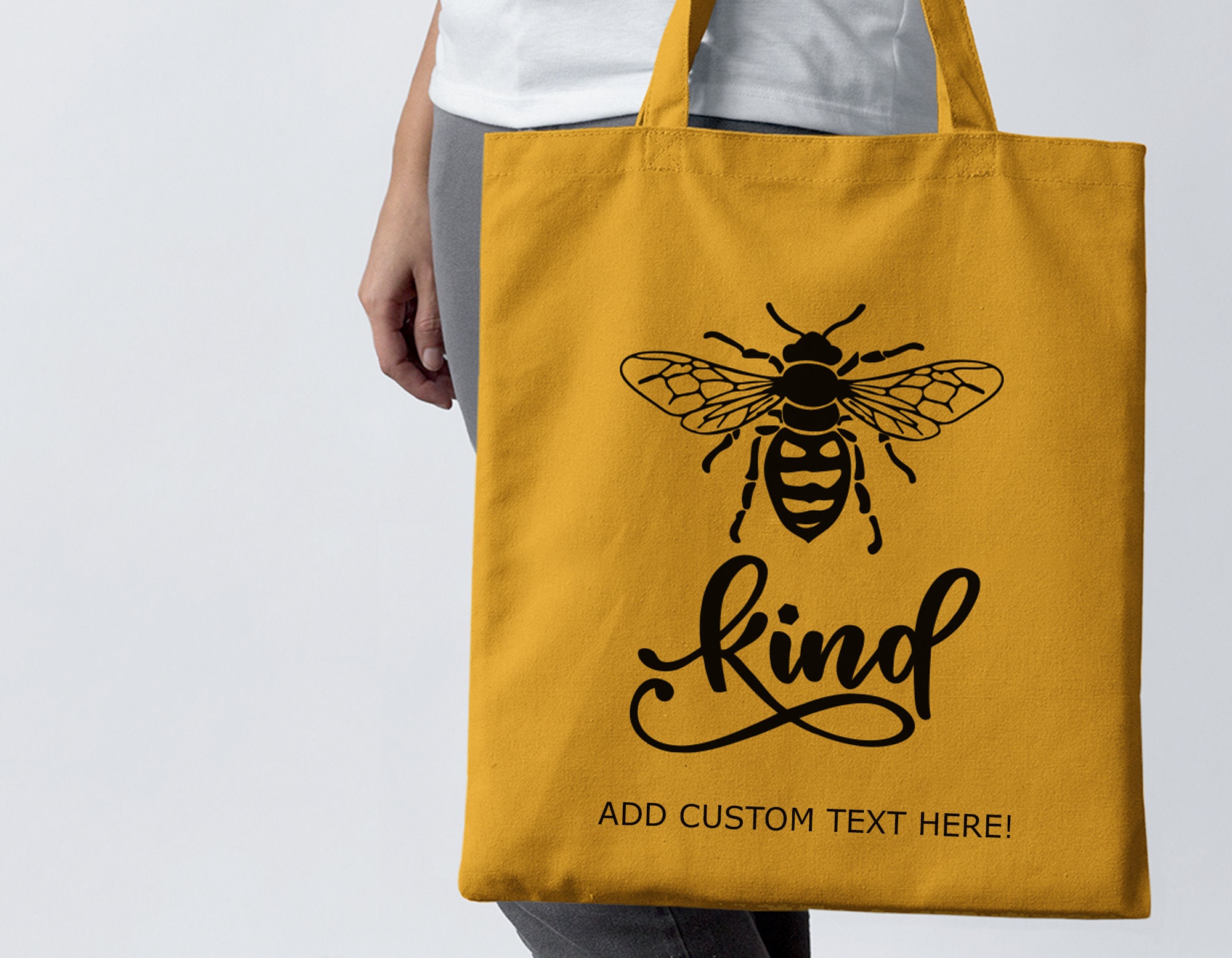 Bee Kind Cotton Canvas Tote Bag. Cute Tote Bag. Wildlife Bag. - Etsy