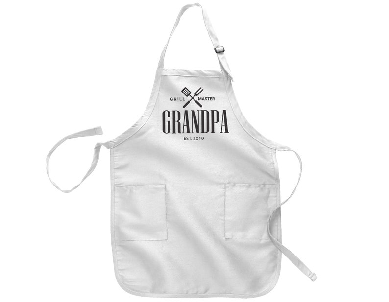Grandpa Gifts Personalized Apron for Grandpa the Grill Etsy