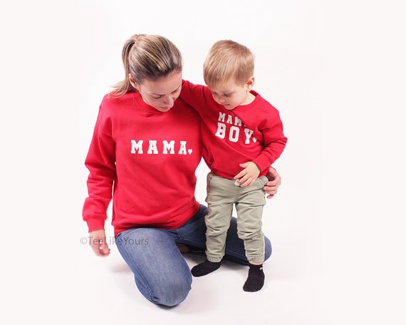Mama Mama s Boy Matching Sweatshirts Baby Boy and Mama Sweatshirt Mom to Be Gift Mather Son Shirt Baby Shower Gift New Mom Gifts Etsy UK