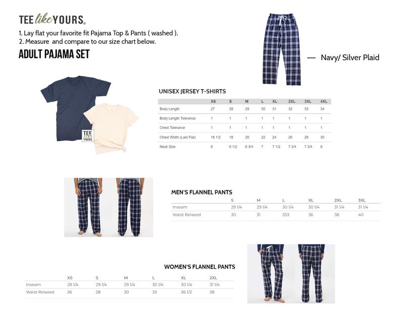 Nauty or Nice Matching Pajamas. Christmas Cruise ship pajamas. Shirts & Plaid Pants. Nautical Wedding pjs. Beach Honeymoon. NS25 image 4