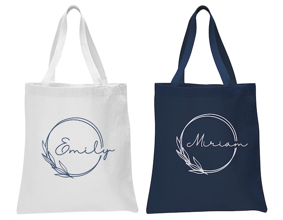 Personalized Bridesmaid Tote Bag: Bachelorette Party Gift
