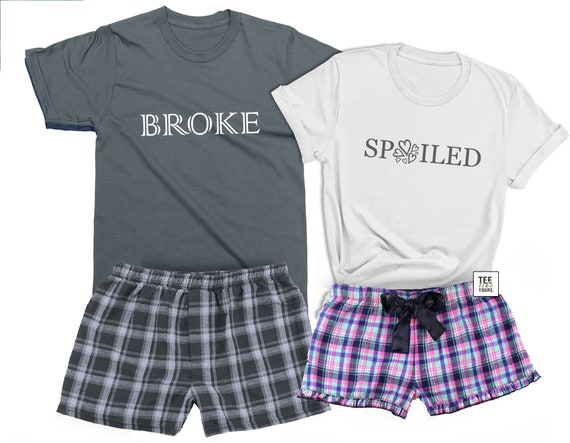Spoiled - Spoiled And Broke Couples Wedding Engagement Tees Spoiled - Spoiled And Broke Couples Wedding Engagement Tees