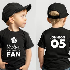 Volleyball Nephew Fan Shirt: Custom Name & Number