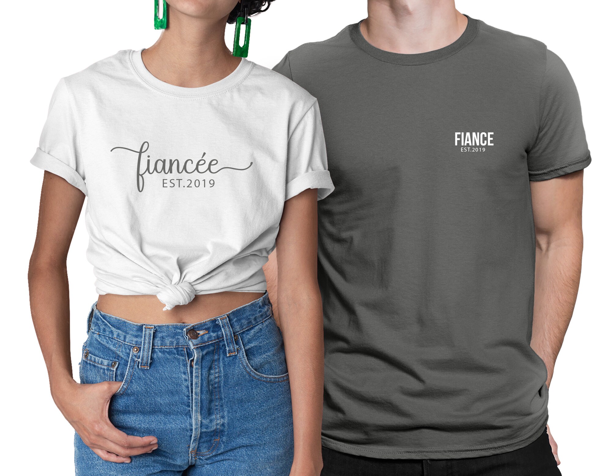 Fiancé & Fiancée Couple Retreat T-shirts Future Mr and Mrs | Etsy