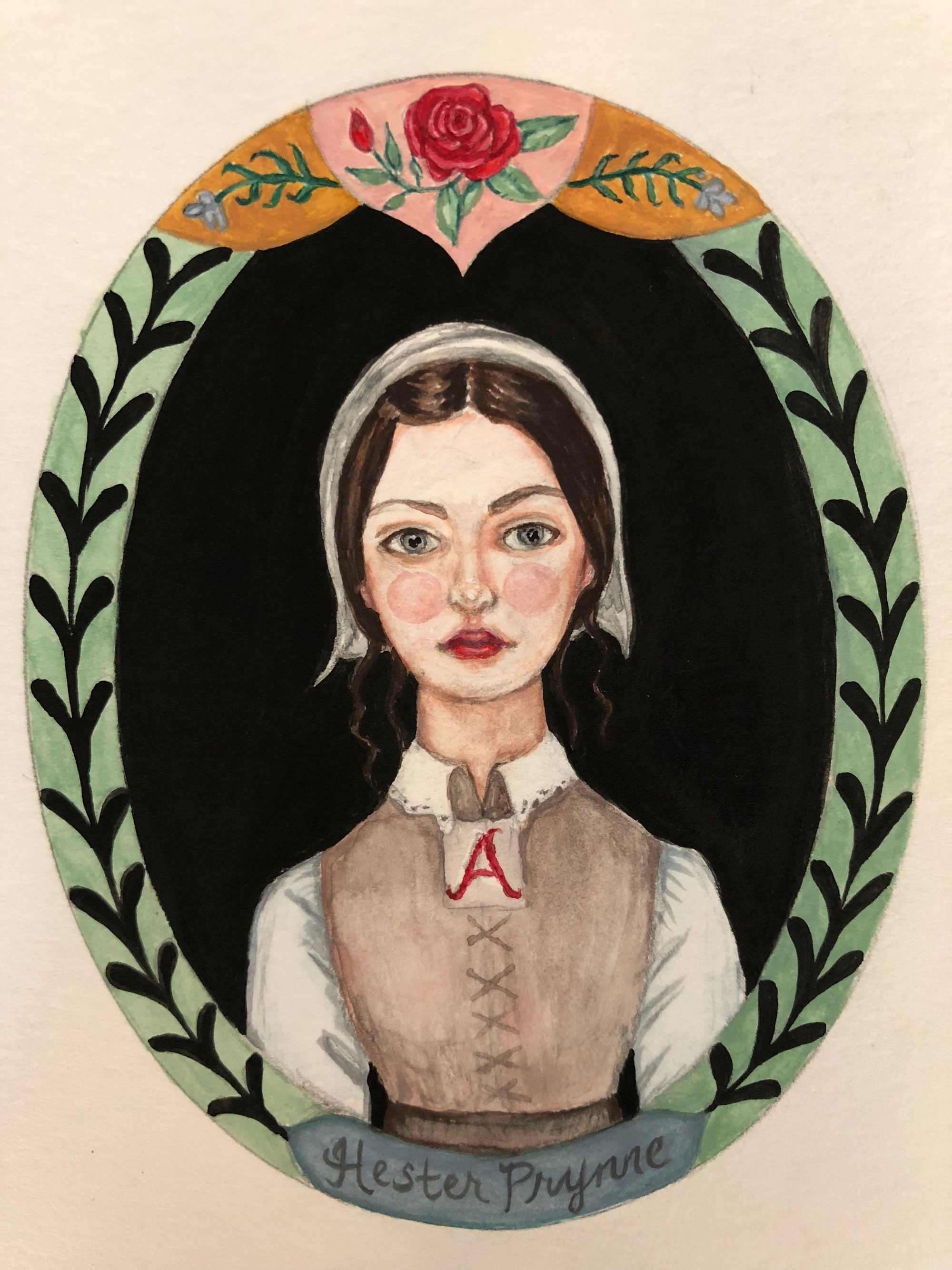 Hester Prynne Print - Etsy