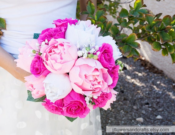handmade crepe paper flower bouquet paper flowers wedding bouquet bridesmaid bouquet decoration summer spring bridal bouquet etsy paper flower bouquet
