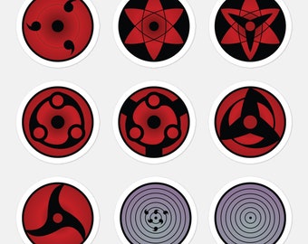 naruto stickers etsy