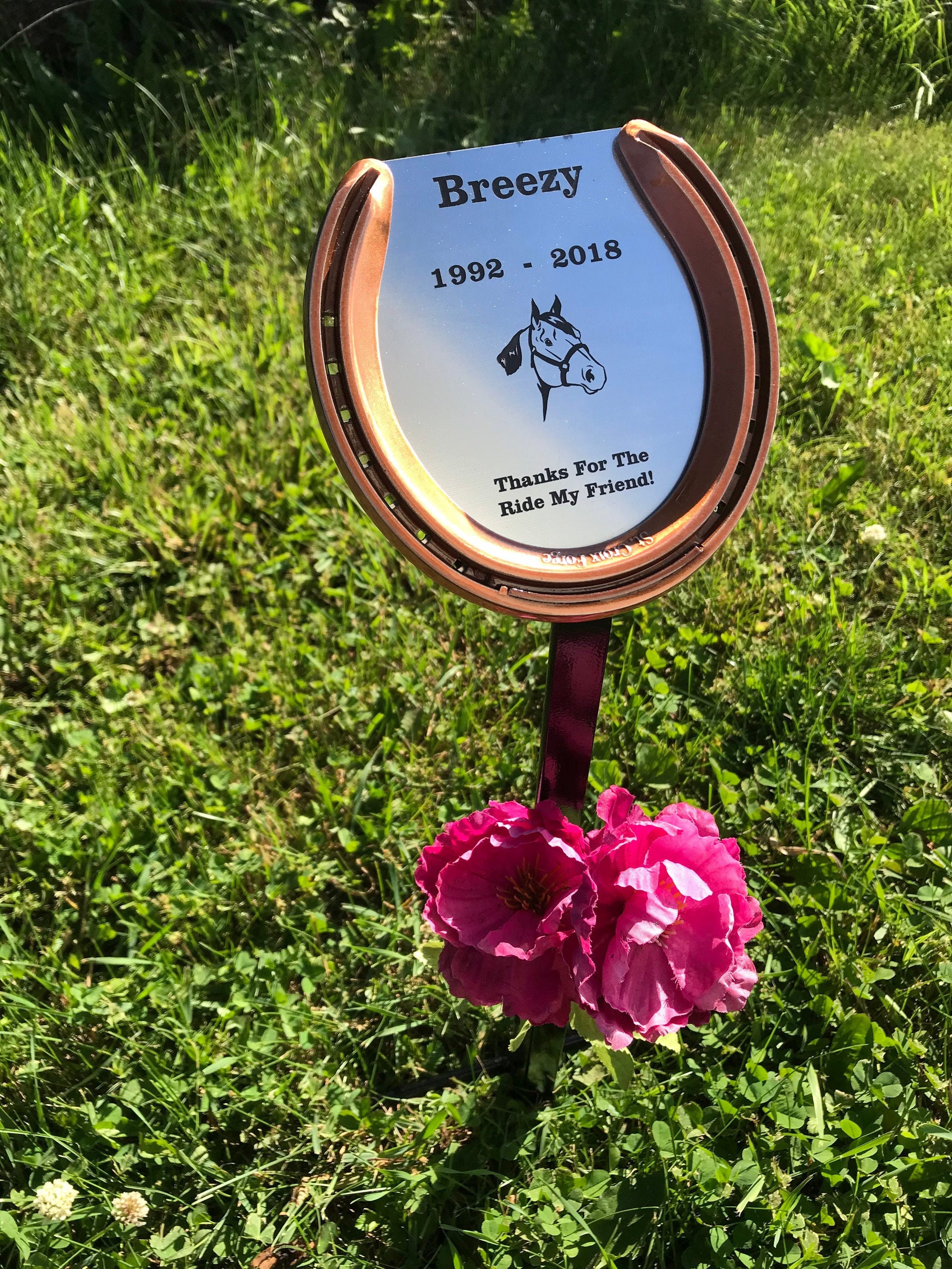 Horse Memorial Horse Loss Gift Memorial Marker Memorial Etsy