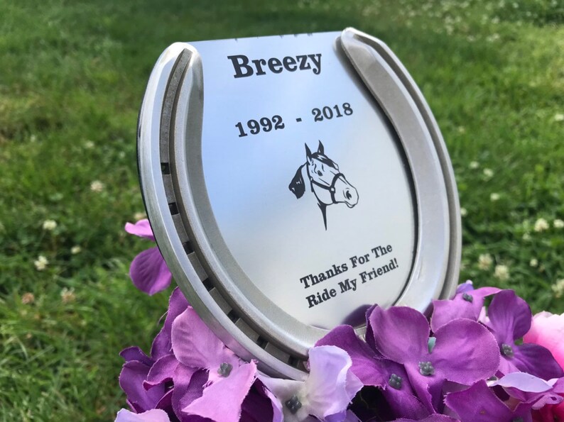 Horse Memorial Horse Loss Gift Memorial Marker Memorial Etsy
