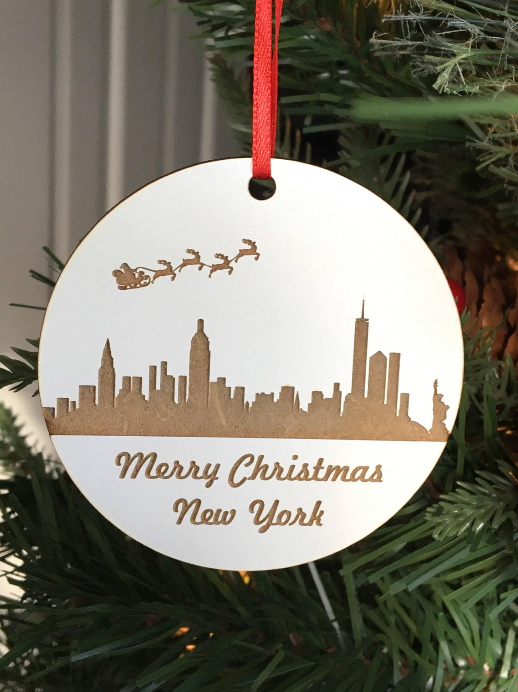 Christmas 2022 Fgi Christmas Tree Ornament Laser Engraved Ornament Wood | Etsy Ireland