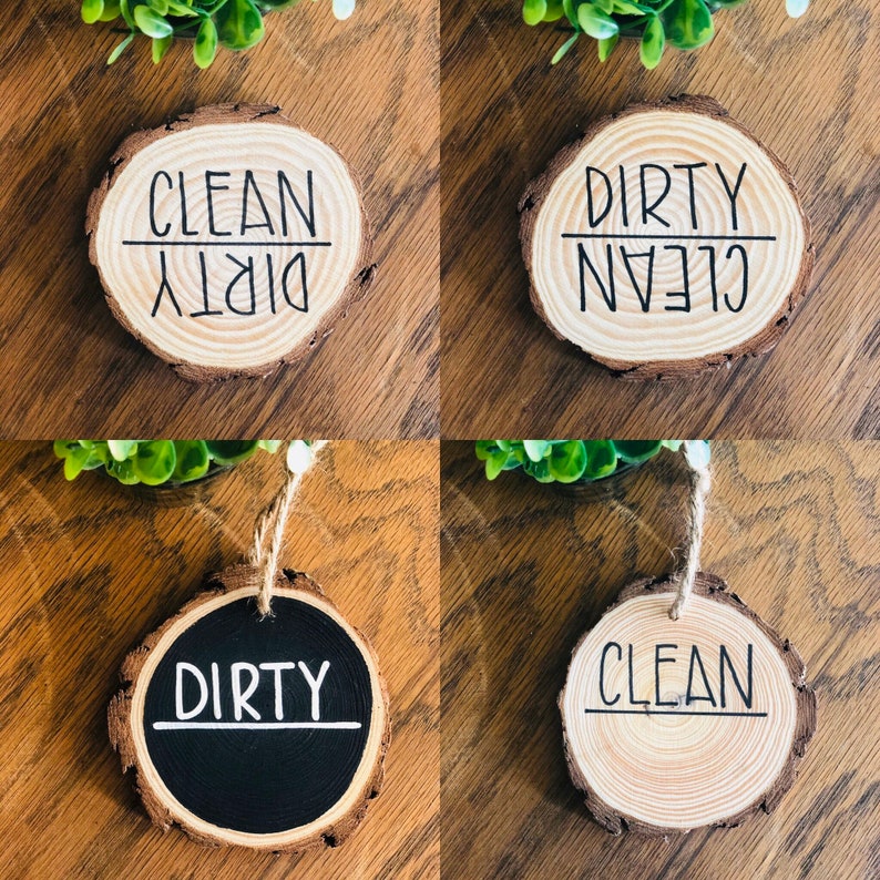 Dishwasher Clean/dirty Sign Etsy
