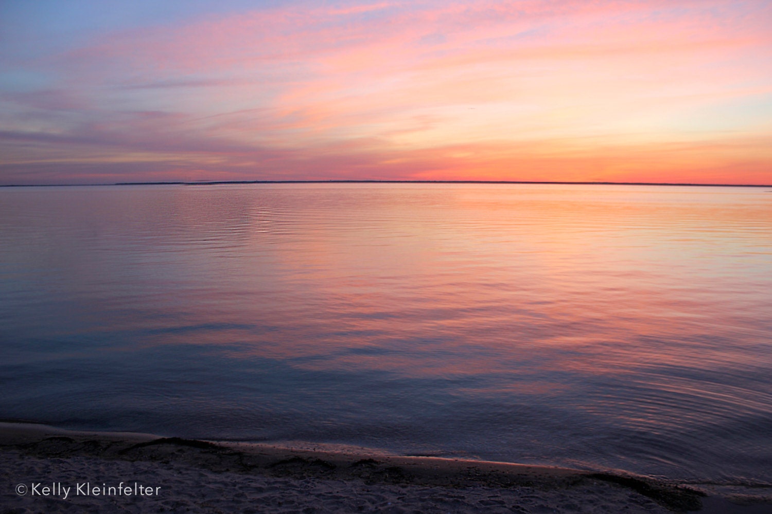 Bay Reflection // Long Beach Island, NJ Etsy