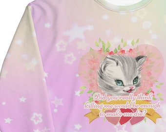Sudadera pastel kawaii: estilo hada kei de Menhera