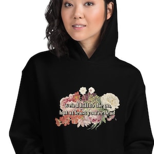 Weird Hill to Die On Unisex Hoodie | Yami Kawaii Sweater, Fairy Kei, Goth Plus Size, Pastel Goth Clothing, Oversized Hoodie, Menhera