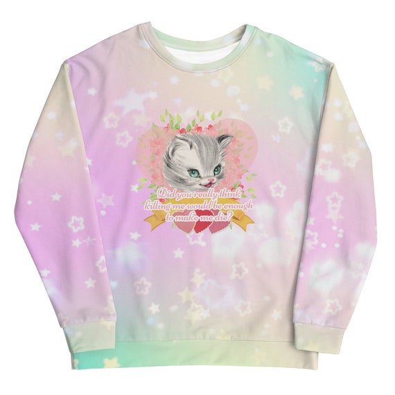 Kawaii Pastel Sweatshirt: Menhera Fairy Kei Style