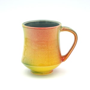 Coffee Cup Ceramic, Handmade Pottery, Handmade Mug, Coffee Mug, Multicolored image 2