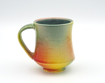Coffee Cup - Ceramic, Handmade Pottery, Handmade Mug, Coffee Mug, Multicolored