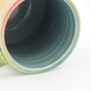 Coffee Cup Ceramic, Handmade Pottery, Handmade Mug, Coffee Mug, Multicolored image 8
