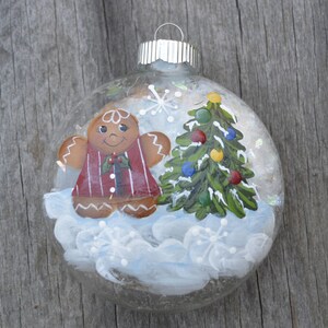 Gingerbread Girl Christmas Ornament, Perrsonalized