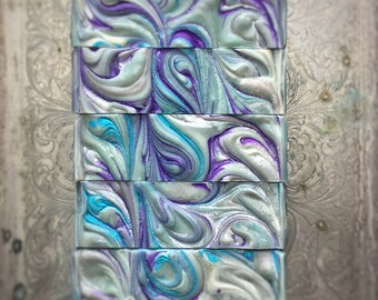 Starry Night || Musk Patchouli & Sandalwood || Handmade Soap || Charcoal Soap || Cold Process Soap || Sandalwood Soap ||