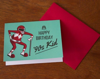 Hey '90s Kid, You're Old - Funny '90s Nostalgia Birthday Card Set - Limited Edition - 2 Cards Per Set