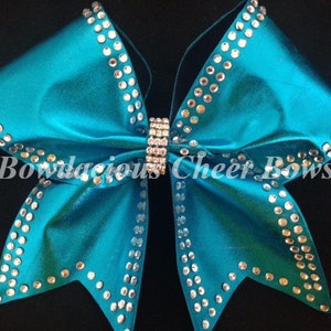 Custom Rhinestone Cheer Bow