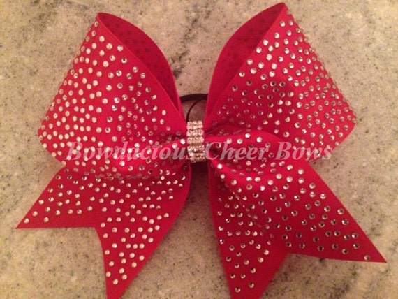 Rhinestone Cheer Bow