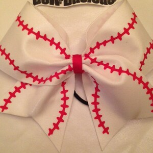 Softball/Baseball Hair Bow