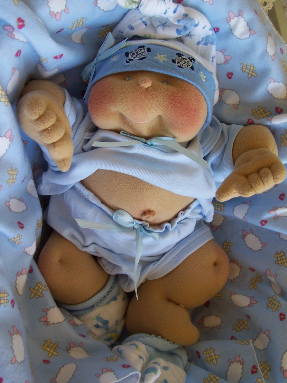 Dinky Baby Pattern 001 - Newborn Baby - 13 inch doll - PDF Pattern - Instant Download