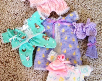 Dinky Baby Pattern 004 - Layette for 6 inch Doll - PDF Pattern - Instant Download