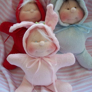Dinky Baby Pattern 057 - Mel-O-Dee Button Babies - 6 inch dolls - PDF Pattern - Instant Download