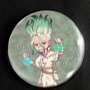 2 25 Inch Anime Pin Mix Dr Stone My Hero Kuroku No Basket Etsy