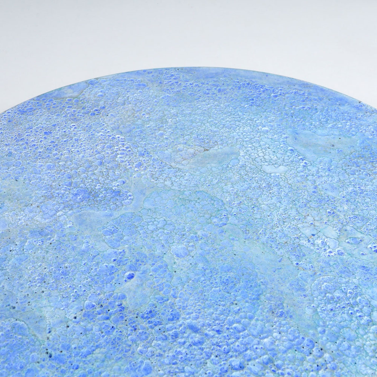 MOON 3D Disk 27 Moon Wall Art Texture Blue Moon Moon Etsy