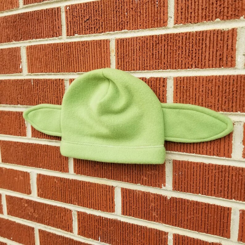 belt Fleece Baby Yoda Costume- hat robe 
