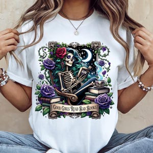 Good Girls Read Bad Books png, Smut Lover Shirt Design, DTF png, Smut Reader png, Romantasy png, Dark Romance png, Sublimation Design