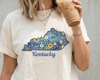 Kentucky png, western png, floral png, denim png, vaquera png, diseño de camiseta, trendy png, preppy png, sublimación png, dtf png, diseño de camiseta