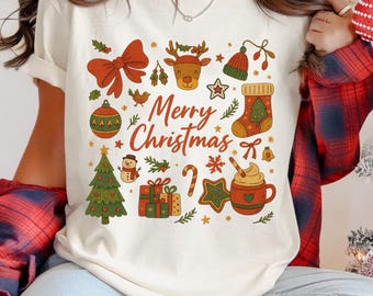 Julklotter png, Klotter png, God Jul png, Julklotter png, Sublimering png, DTF png, Digital nedladdning, t-shirtdesign