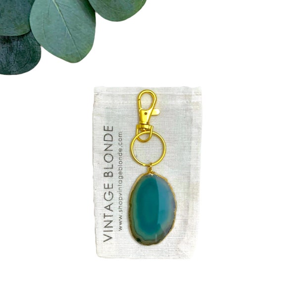The Tricia Keychain in Green