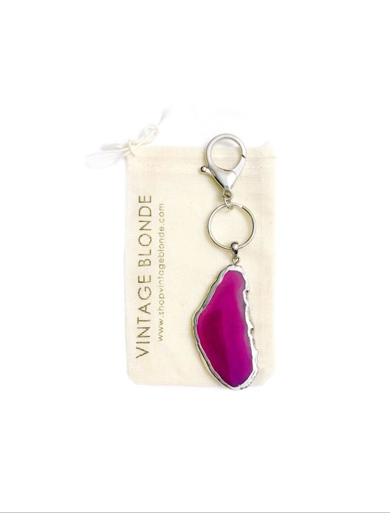 Tricia Keychain in Pink