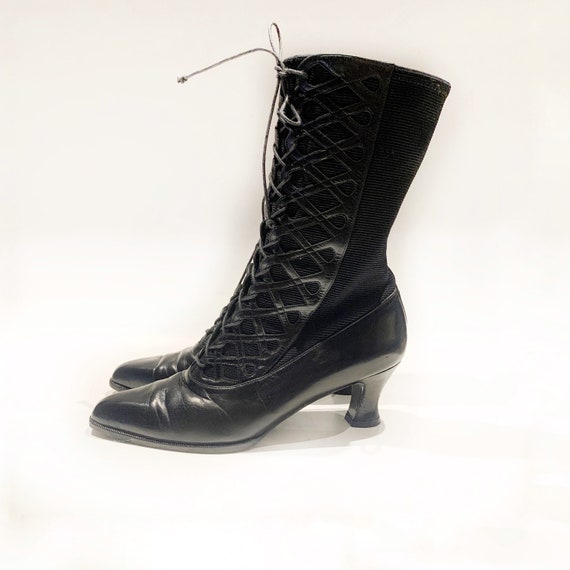 Vintage 80s Prairie Style Boots by 